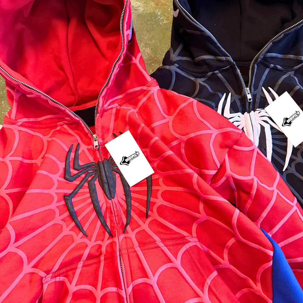 Spidey Zip-Up Hoodie – Stay Fresh